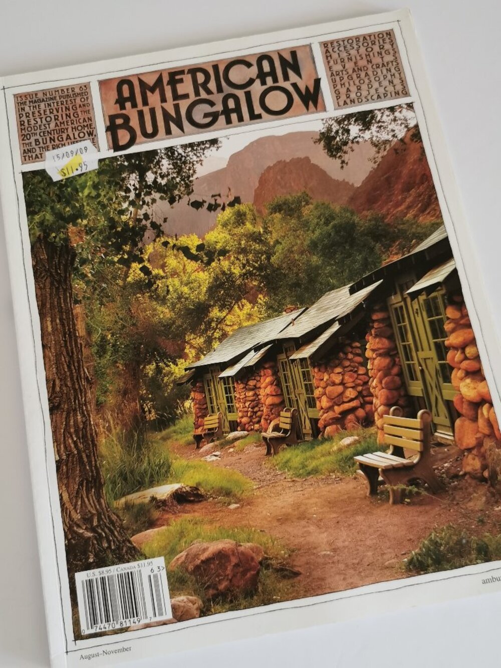 American Bungalow Magazine Issue 63 Fall 2009 Arts & Crafts Design Craftsman